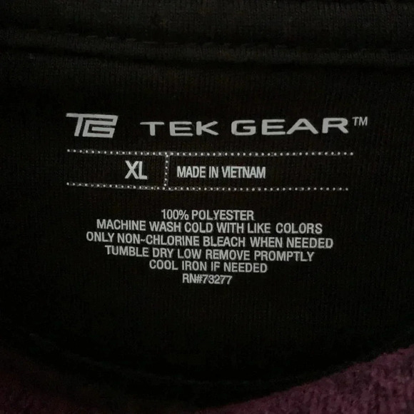 Tek gear purple pullover  XL - Picture 7 of 7